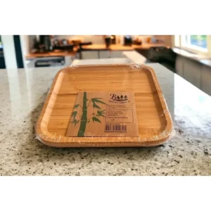 Bambu Kare Tabak 20 * 20 * 1.5 Cm Royaleks-KR2020