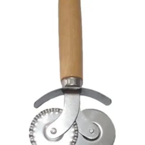 Ahşap Saplı Pizza Ve Hamur Ruleti Kesici 2'li Royaleks-676