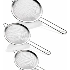 Büyük 3'lü Metal Süzgeç Royaleks-CLKN-1359