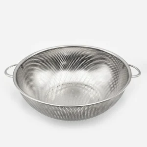 Çift Kulplu Metal Süzgeç 22,5 Cm. Royaleks-CLKN-1545