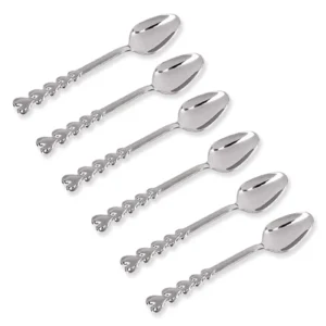 6'lı Kalpli Çay Kaşığı Royaleks-6892