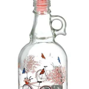 Cam Bisiklet Desenli Galon Yağlık Sirkelik 500 cc Yağdanlık Royaleks-67738