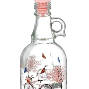 Cam Bisiklet Desenli Galon Yağlık Sirkelik 1500 cc Yağdanlık Royaleks-BS1503