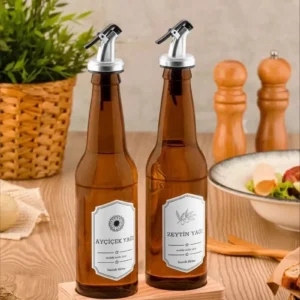 2 Adet Standlı Yağlık Yağdanlık Takımı Royaleks-YST354