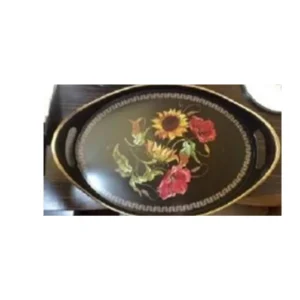 Oval Hira Desenli Sunum Tepsisi Royaleks-İSR-5723
