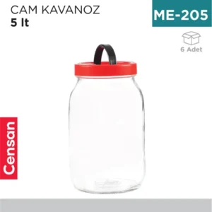 5 Lt. Cam Kavanoz Royaleks-13652