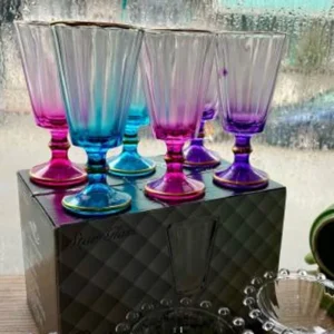 Herencia Capri Kahve Yanı Renkli Sunum Bardağı 6'lı royaleks-RYLHD0008