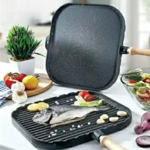 Cookware Çift Taraflı Kare Gözleme Tavası 36 Cm. Royaleks-Zk896