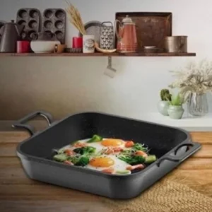 Döküm Granit Kapaksız 20 Cm Kare Sahan Royaleks-Zk973