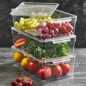 Buzdolabı Organizeri Orta Boy XL Kapaklı Royaleks-12565