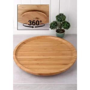 Dönerli Bambu Sunum Tabağı 30 cm Royaleks-Ds3030