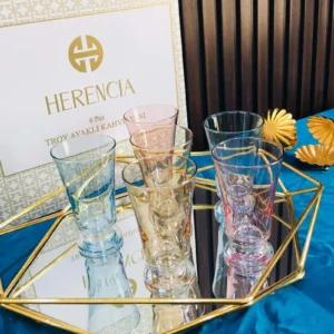 Troy Kahve Yanı Bardak Yaldızlı Royaleks-RYLHD0187