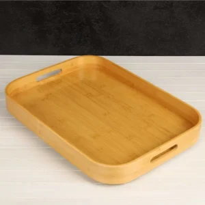 28X40 Dikdörtgen Bambu Tepsi Royaleks-700498