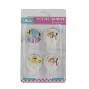 Resimli Yapışkanlı 4 Lü Askı Royaleks-L638