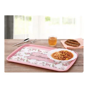 Büyük Desenli Tepsi 52x36 Cm. Royaleks-MEYSA-0267