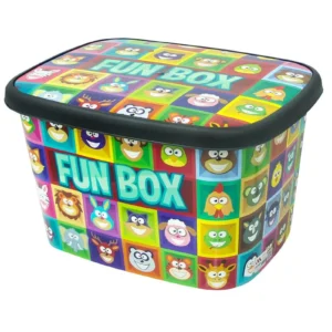 Desenli Eğlenceli Mega Oyuncak Kutusu 50 Lt. Royaleks-M11851