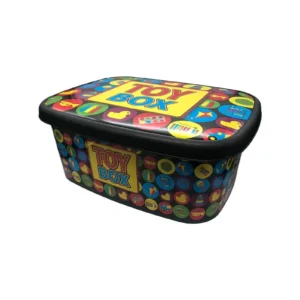 Desenli Sığ Saklama Kutusu 36 Lt. 3 No Royaleks-M12216