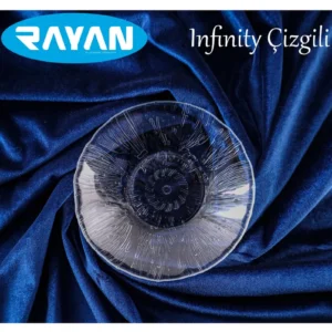 Güneş Yıldız Gül Model 6'lı Cam Tabak Royaleks-G-403