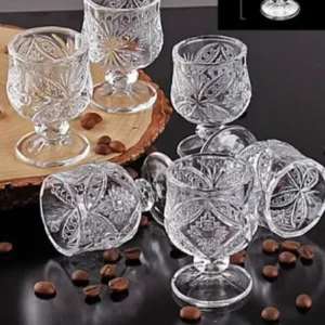 Kristal Kahve Yanı Bardağı 6lı Royaleks-R1720