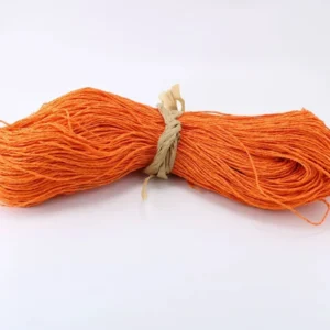 Turuncu Renk Çile Kağıt İp Çanta Ipi Supla Ipi No:65 - (550-600 gr)