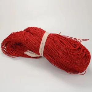 Kırmızı Renk Çile Kağıt İp Çanta Ipi Supla Ipi No:78 - (550-600 gr)