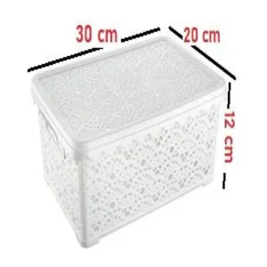 Büyük Motifli Kapaklı Kutu Royaleks-TİM136