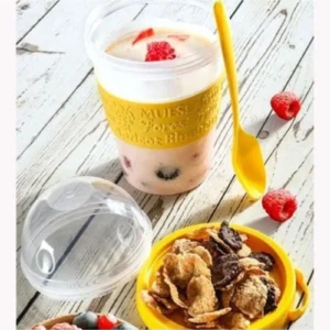 Dondurma Kabı Kaşıklı Yoğurt Kabı Kaşıklı Pratik Çok Kullanım Amaçlı Royaleks-AP-9199