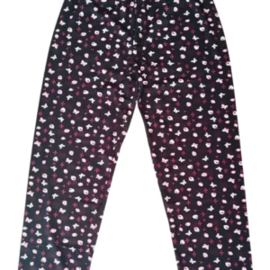 Beli Lastikli Mevsimlik Viskon Penye Pantolon Siyah