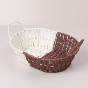 Hasırlı Ekmek Sepeti Oval Royaleks-8803