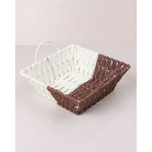 Kare Hasırlı Ekmek Sepeti Royaleks-8805