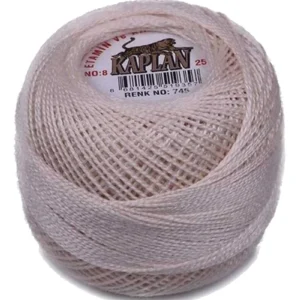 Kaplan Etamin Ve Kanaviçe İpi 8 No Kod/Renk: 745 - Royaleks