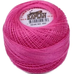 Kaplan Etamin Ve Kanaviçe İpi 8 No Kod/Renk: 602 - Royaleks