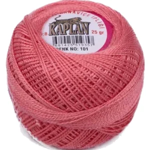 Kaplan Etamin Ve Kanaviçe İpi 8 No Kod/Renk: 101 - Royaleks
