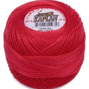 Kaplan Etamin Ve Kanaviçe İpi 8 No Kod/Renk: NAR ÇİÇEĞİ - Royaleks