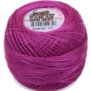 Kaplan Etamin Ve Kanaviçe İpi 8 No Kod/Renk: 113 - Royaleks