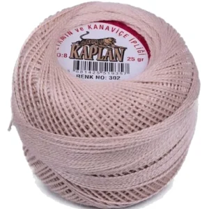 Kaplan Etamin Ve Kanaviçe İpi 8 No Kod/Renk: 302 - Royaleks