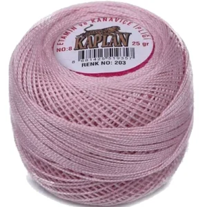 Kaplan Etamin Ve Kanaviçe İpi 8 No Kod/Renk: 203 - Royaleks