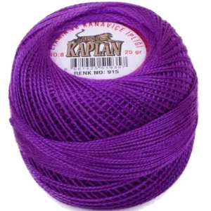 Kaplan Etamin Ve Kanaviçe İpi 8 No Kod/Renk: 915 - Royaleks