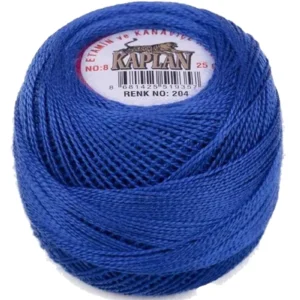Kaplan Etamin Ve Kanaviçe İpi 8 No Kod/Renk: 204 - Royaleks