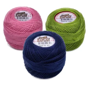 3 Adet Kaplan Etamin Ve Kanaviçe İpi 8 No Kod/Renk: 427 - 3348 - 823 - Ryl