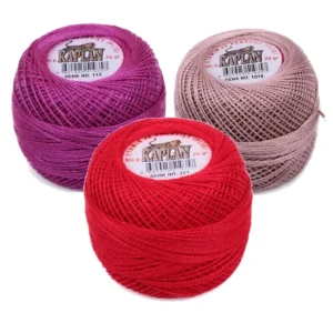 3 Adet Kaplan Etamin Ve Kanaviçe İpi 8 No Kod/Renk: 113 - 1010 - 321 - Ryl