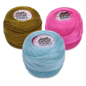 3 Adet Kaplan Etamin Ve Kanaviçe İpi 8 No Kod/Renk: 470 - 111 - 941 - Ryl