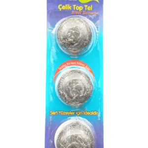 Nerox Çelik Top Tel Ovma Teli 3 Lü Blister Royaleks-NRX-F3003