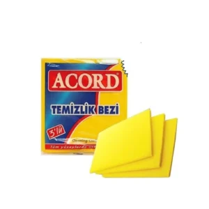 Temizlik Bezi 35x40 cm 3'lü Sarı Royaleks-NRX-F547