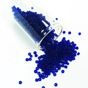 Dökme Cam Kum Boncuk (11/0) 2 mm - 20 Gram - Kral Mavi - BNC001