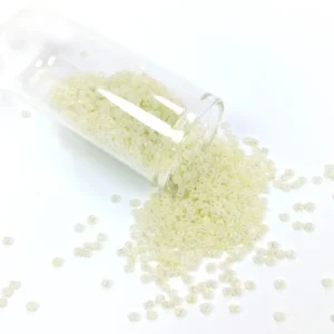 Dökme Cam Kum Boncuk (11/0) 2 mm - 20 Gram - Krem - BNC012