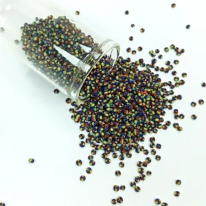 Dökme Cam Kum Boncuk (11/0) 2 mm - 20 Gram - Üç Renkli - BNC032