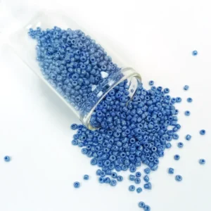 Dökme Cam Kum Boncuk (11/0) 2 mm - 60 Gram - Mavi - BNC044