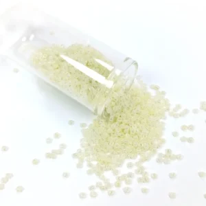Dökme Cam Kum Boncuk (11/0) 2 mm - 60 Gram - Krem - BNC047