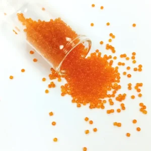 Dökme Cam Kum Boncuk (11/0) 2 mm - 60 Gram - Şeffaf Turuncu - BNC051